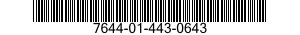 7644-01-443-0643 DIGITAL GEOSPATIAL PRODUCTS 7644014430643 014430643