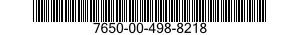 7650-00-498-8218  7650004988218 004988218