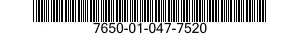 7650-01-047-7520  7650010477520 010477520