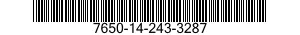 7650-14-243-3287  7650142433287 142433287