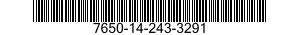 7650-14-243-3291  7650142433291 142433291