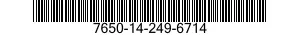 7650-14-249-6714  7650142496714 142496714