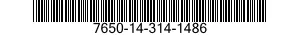 7650-14-314-1486  7650143141486 143141486