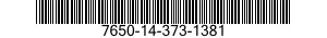 7650-14-373-1381  7650143731381 143731381
