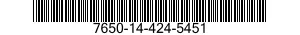 7650-14-424-5451  7650144245451 144245451