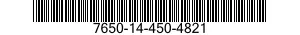 7650-14-450-4821  7650144504821 144504821