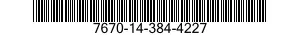 7670-14-384-4227  7670143844227 143844227