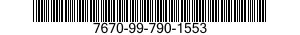7670-99-790-1553  7670997901553 997901553
