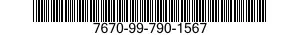 7670-99-790-1567  7670997901567 997901567
