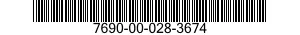 7690-00-028-3674  7690000283674 000283674