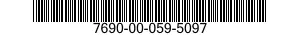 7690-00-059-5097 LABEL 7690000595097 000595097