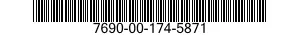 7690-00-174-5871 DECAL 7690001745871 001745871