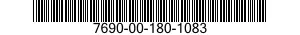 7690-00-180-1083  7690001801083 001801083