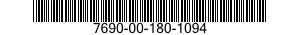 7690-00-180-1094  7690001801094 001801094
