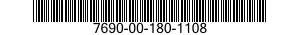 7690-00-180-1108  7690001801108 001801108