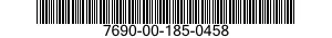 7690-00-185-0458  7690001850458 001850458