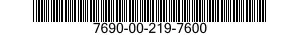 7690-00-219-7600  7690002197600 002197600