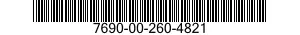 7690-00-260-4821  7690002604821 002604821