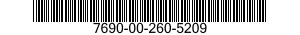 7690-00-260-5209  7690002605209 002605209