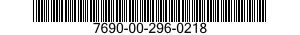 7690-00-296-0218 MARKER,IDENTIFICATION 7690002960218 002960218