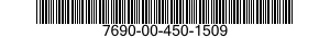 7690-00-450-1509 MARKER,IDENTIFICATION 7690004501509 004501509