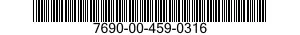 7690-00-459-0316  7690004590316 004590316