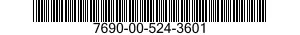 7690-00-524-3601  7690005243601 005243601