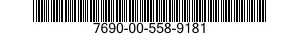 7690-00-558-9181 MARKER,IDENTIFICATION 7690005589181 005589181