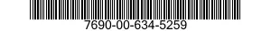7690-00-634-5259  7690006345259 006345259
