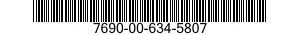7690-00-634-5807  7690006345807 006345807