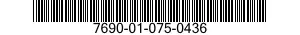 7690-01-075-0436 DECAL 7690010750436 010750436