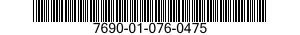 7690-01-076-0475 MARKER,IDENTIFICATION 7690010760475 010760475