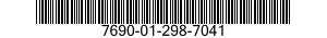 7690-01-298-7041 LABEL,AUXILIARY,PRESCRIPTION 7690012987041 012987041