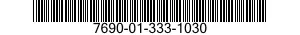 7690-01-333-1030 LABEL 7690013331030 013331030