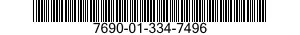 7690-01-334-7496 LABEL 7690013347496 013347496