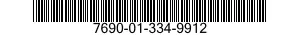 7690-01-334-9912 LABEL 7690013349912 013349912