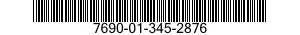 7690-01-345-2876 LABEL 7690013452876 013452876