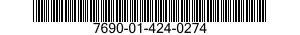 7690-01-424-0274 LABEL 7690014240274 014240274