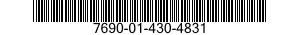 7690-01-430-4831 MARKER,IDENTIFICATION 7690014304831 014304831