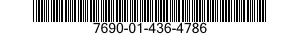 7690-01-436-4786 LABEL 7690014364786 014364786