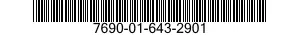 7690-01-643-2901 LABEL 7690016432901 016432901