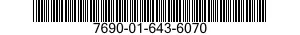 7690-01-643-6070 LABEL 7690016436070 016436070