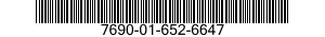 7690-01-652-6647 LABEL 7690016526647 016526647