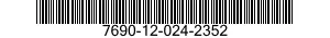 7690-12-024-2352 PLATE,IDENTIFICATION 7690120242352 120242352