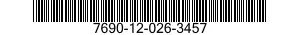 7690-12-026-3457 DECAL 7690120263457 120263457