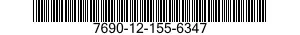 7690-12-155-6347 MARKER,IDENTIFICATION 7690121556347 121556347
