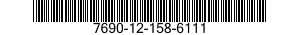 7690-12-158-6111  7690121586111 121586111