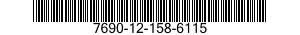 7690-12-158-6115  7690121586115 121586115