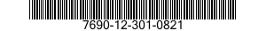 7690-12-301-0821 MARKER SET,IDENTIFICATION 7690123010821 123010821
