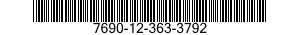 7690-12-363-3792 LABEL 7690123633792 123633792